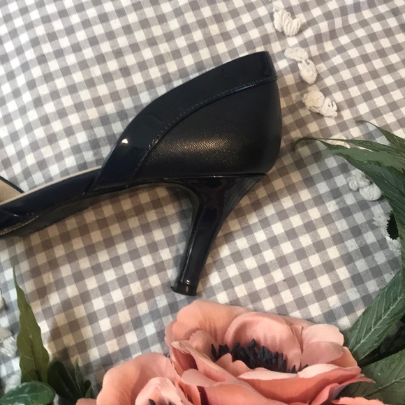 Navy Blue with navy patten leather trim - Picture 3 of 5